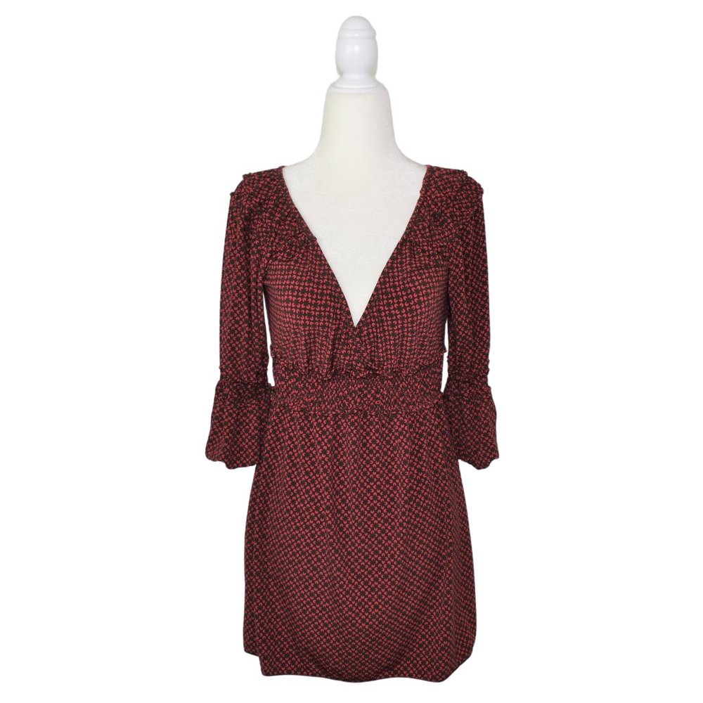 Sophie Max Boho Bell Sleeve Tunic Top Size XS NWT